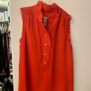 J.Crew Sleeveless silk top